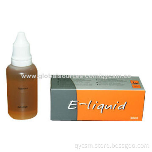 Customized Electronic Cigarettes Refill Liquid, Compatible with eGo E Cigarette
